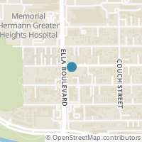 Map location of 1628 W 24th Street, Houston, TX 77008