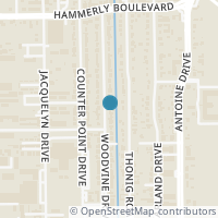 Map location of 2014 Woodvine Drive, Houston, TX 77055