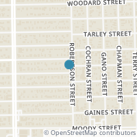 Map location of 1011 Sue St, Houston TX 77009