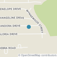 Map location of 11202 Pandora Drive, Houston, TX 77013