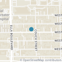 Map location of 1509 W 24th Street, Houston, TX 77008