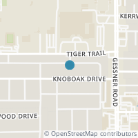 Map location of 10301 Moorberry Lane, Houston, TX 77043