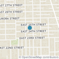 Map location of 419 E 24th Street, Houston, TX 77008