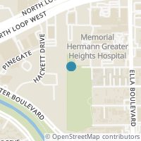 Map location of 1909 W 25TH Street, Houston, TX 77008