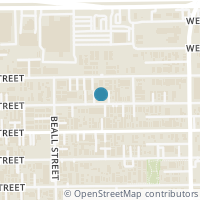 Map location of 923A W 25th Street, Houston, TX 77008