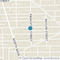 Map location of 2515 Princeton St, Houston TX 77009