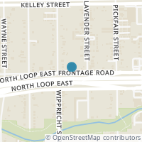 Map location of 4907 N Loop, Houston, TX 77026