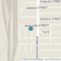 Map location of 5431 Fairchild Street, Houston, TX 77028