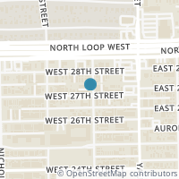 Map location of 2705 Rutland Street #D, Houston, TX 77008