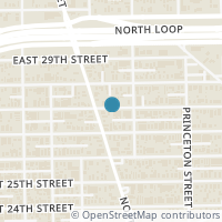 Map location of 712 E 27th Street, Houston, TX 77009