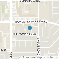 Map location of 2111 Hollow Hook Rd, Houston TX 77080