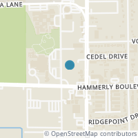 Map location of 2105 Red Cedar Ridge Way, Houston, TX 77080