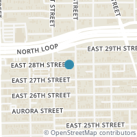 Map location of 324 E 28th Street, Houston, TX 77008