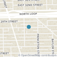 Map location of 826 E 28th Street, Houston, TX 77009