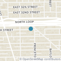 Map location of 836 E 29th Street, Houston, TX 77009