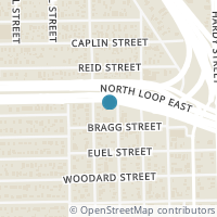 Map location of 1206 Kelley Street, Houston, TX 77009
