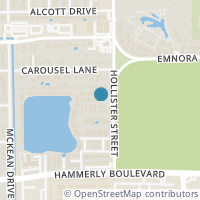 Map location of 8810 Lakeshore Terrace Dr, Houston TX 77080