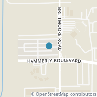 Map location of 11002 Hammerly Blvd #116, Houston TX 77043