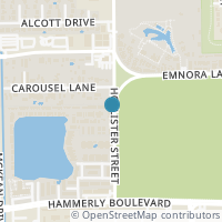 Map location of 2234 Hilshire Trail Dr, Houston TX 77080