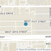 Map location of 918 Stonecrest Drive, Houston, TX 77018