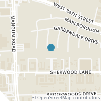 Map location of 3002 Maple Grove Ln, Houston TX 77092