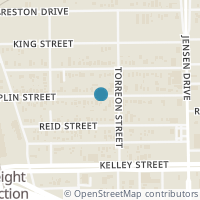 Map location of 2402 Caplin Street, Houston, TX 77026