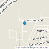 Map location of 14007 Pinewest Court, Houston, TX 77049