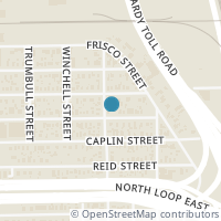 Map location of 6410 Cochran Street, Houston, TX 77022