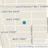 Map location of 2305 Melbourne Street, Houston, TX 77026
