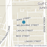 Map location of 3921 Melbourne Street, Houston, TX 77026