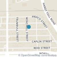 Map location of 1003 King Street, Houston, TX 77022