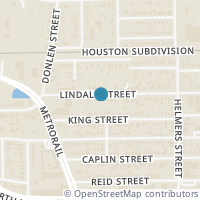 Map location of 230 Lindale Street, Houston, TX 77022