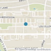 Map location of 2230A Lou Ellen Lane, Houston, TX 77018