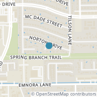 Map location of 2710 Morningview Dr, Houston TX 77080