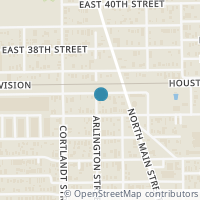 Map location of 402 E 36 th, Houston, TX 77018