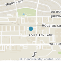 Map location of 2115 Bidwell Drive Drive, Houston, TX 77018