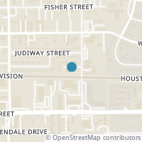 Map location of 815 Sara Rose Street, Houston, TX 77018