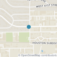Map location of 1003 Wakefield Drive, Houston, TX 77018