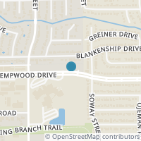 Map location of 8724 Kempwood Drive, Houston, TX 77080