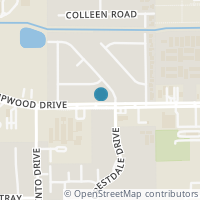 Map location of 9710 Kempwood Drive, Houston, TX 77080