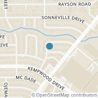 Map location of 8434 Churchville Dr, Houston TX 77080