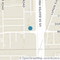 Map location of 3317 Bennington Street, Houston, TX 77093