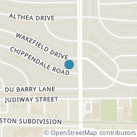 Map location of 1218 Chippendale Rd, Houston TX 77018