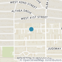 Map location of 3812 Olde Bourbon Ln, Houston TX 77018