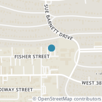 Map location of 808 Fisher Street #E, Houston, TX 77018