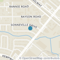 Map location of 8422 Gold Creek Drive, Houston, TX 77080