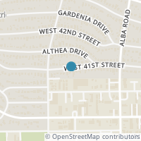 Map location of 963 W 41st Street, Houston, TX 77018