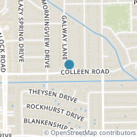 Map location of 3602 Galway Lane, Houston, TX 77080