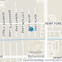 Map location of 2918 Kevin Ln, Houston TX 77043