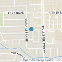 Map location of 3713 Colleen Meadows Cir, Houston TX 77080